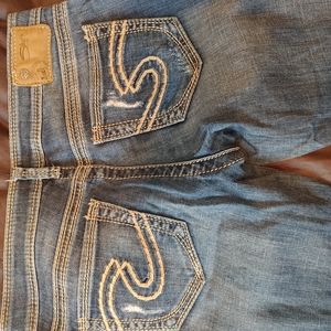 SILVER AIKO straight leg jeans